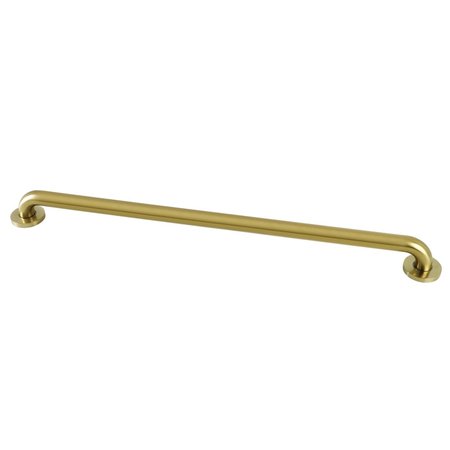 KINGSTON BRASS DR514327 32-Inch x 1-1/4-Inch O.D Grab Bar, Brushed Brass DR514327